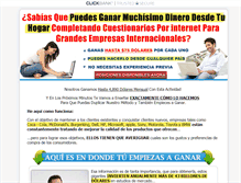 Tablet Screenshot of encuestaspordinero.com
